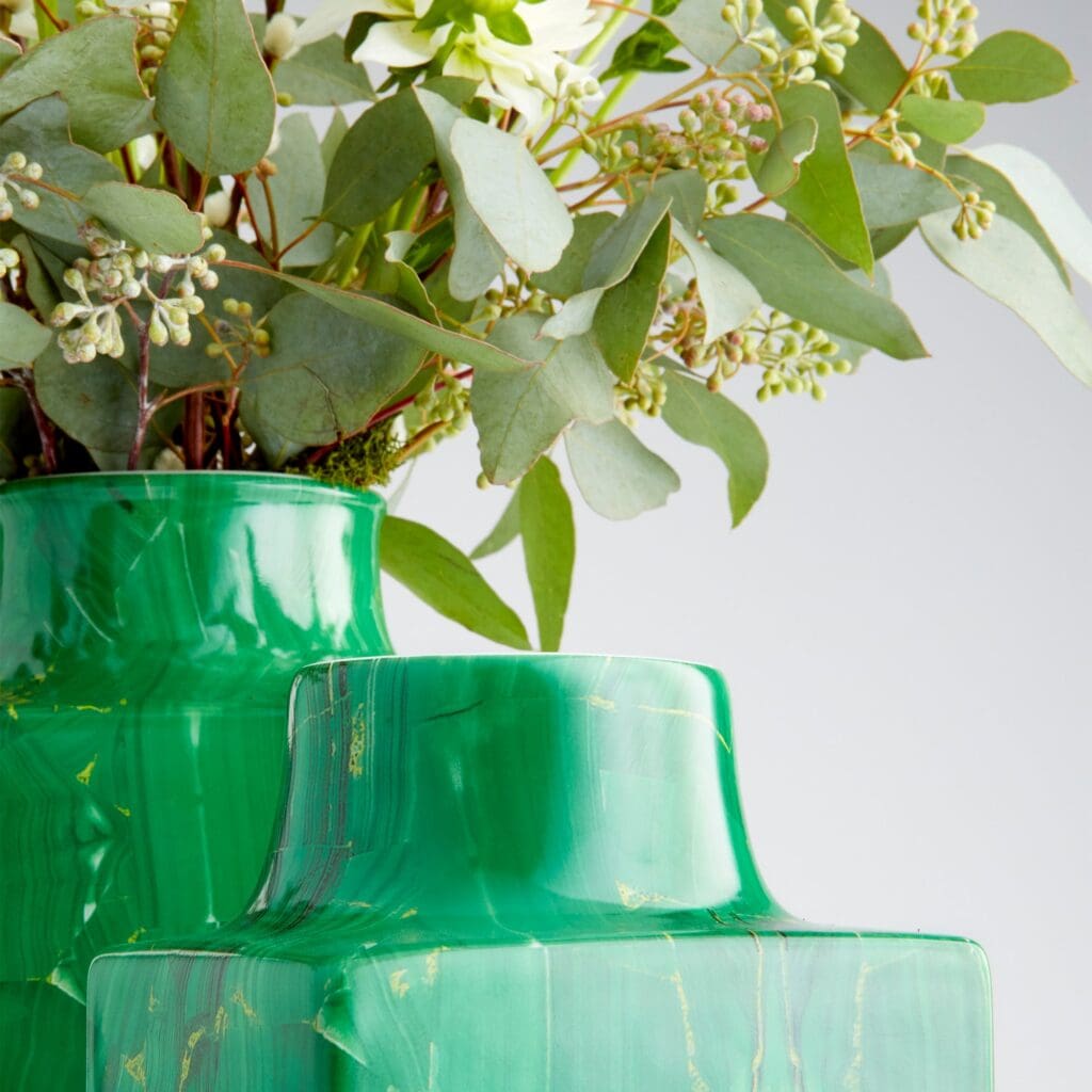 Cyan Design 09871 Jaded Vase - Malachite - Large