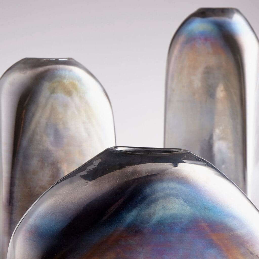 Cyan Design 10004 Montague Vase - Gun Metal