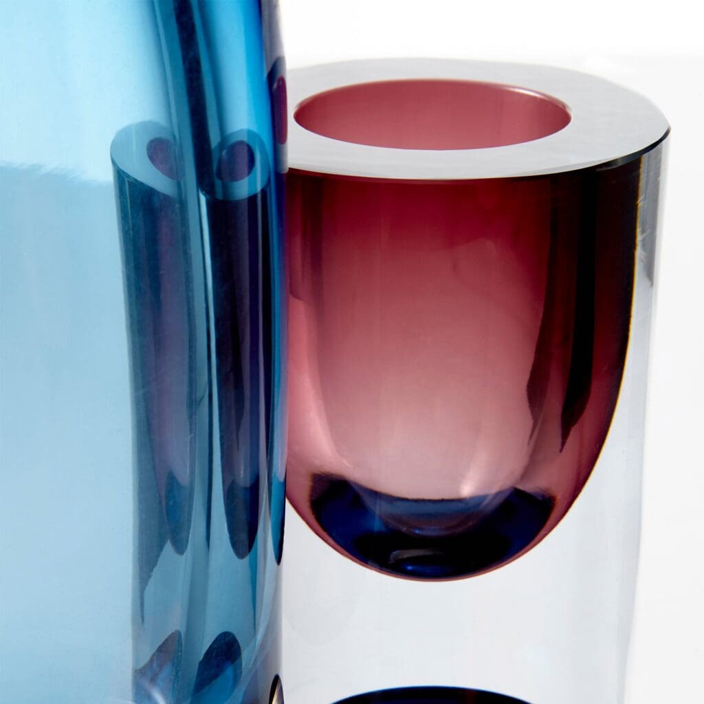Cyan Design 10020 Majeure Vase - Purple And Blue - Small