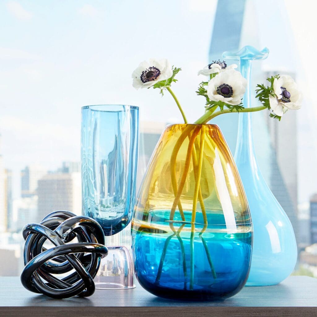 Cyan Design 10020 Majeure Vase - Purple And Blue - Small