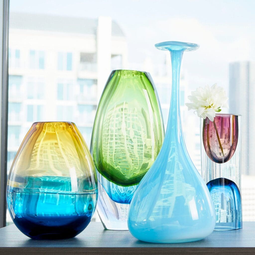 Cyan Design 10020 Majeure Vase - Purple And Blue - Small