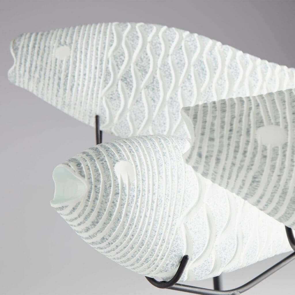 Cyan Design 10034 Grouper Sculpture - Clear And Frosted - Small