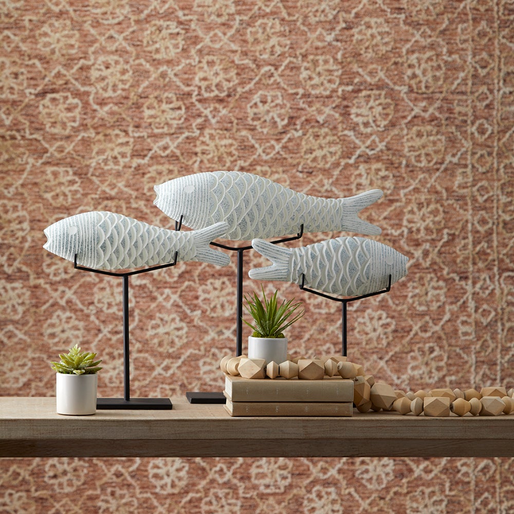 Cyan Design 10034 Grouper Sculpture - Clear And Frosted - Small