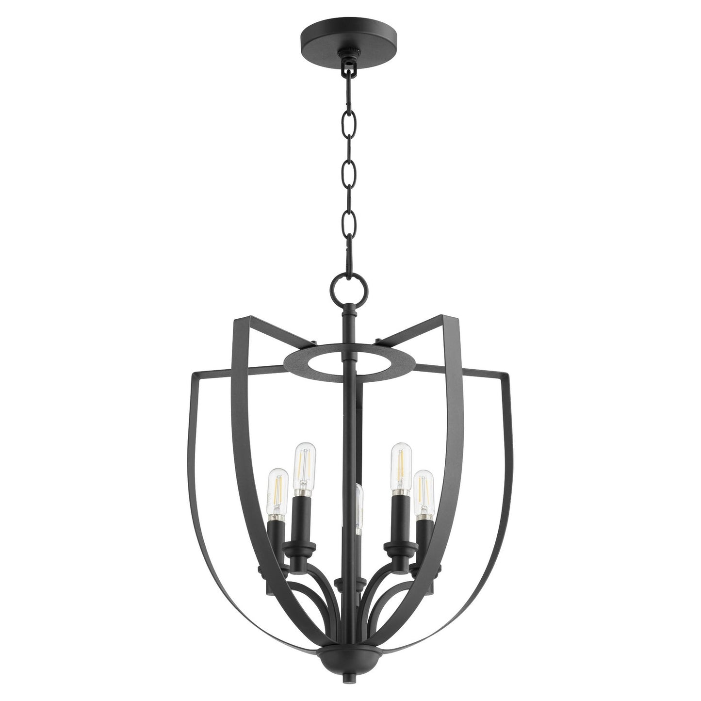 Quorum Dakota 8202-5-69 Chandelier - Textured Black