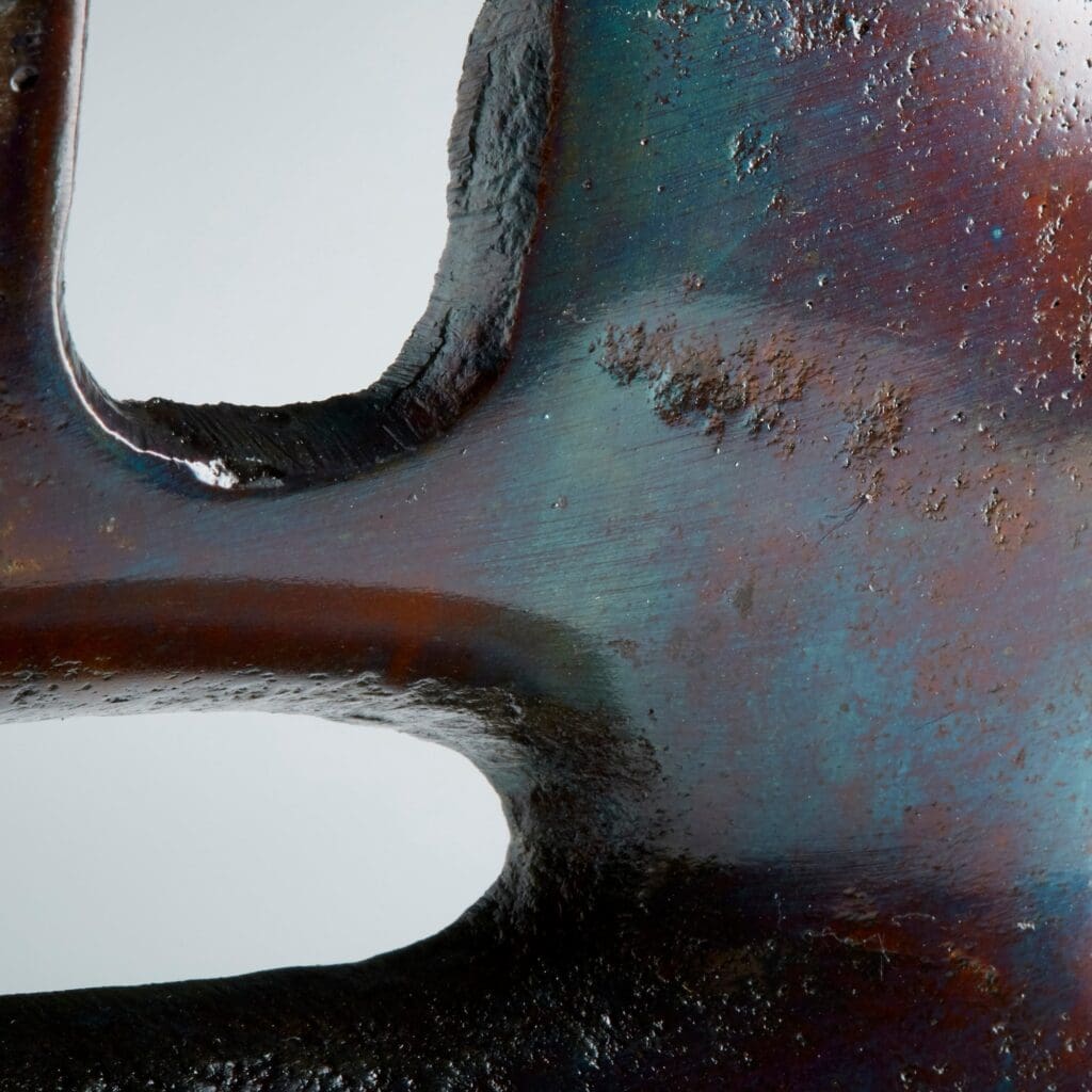 Cyan Design 10087 Chamberlin Sculpture - Cobalt Blue And Antique Brass