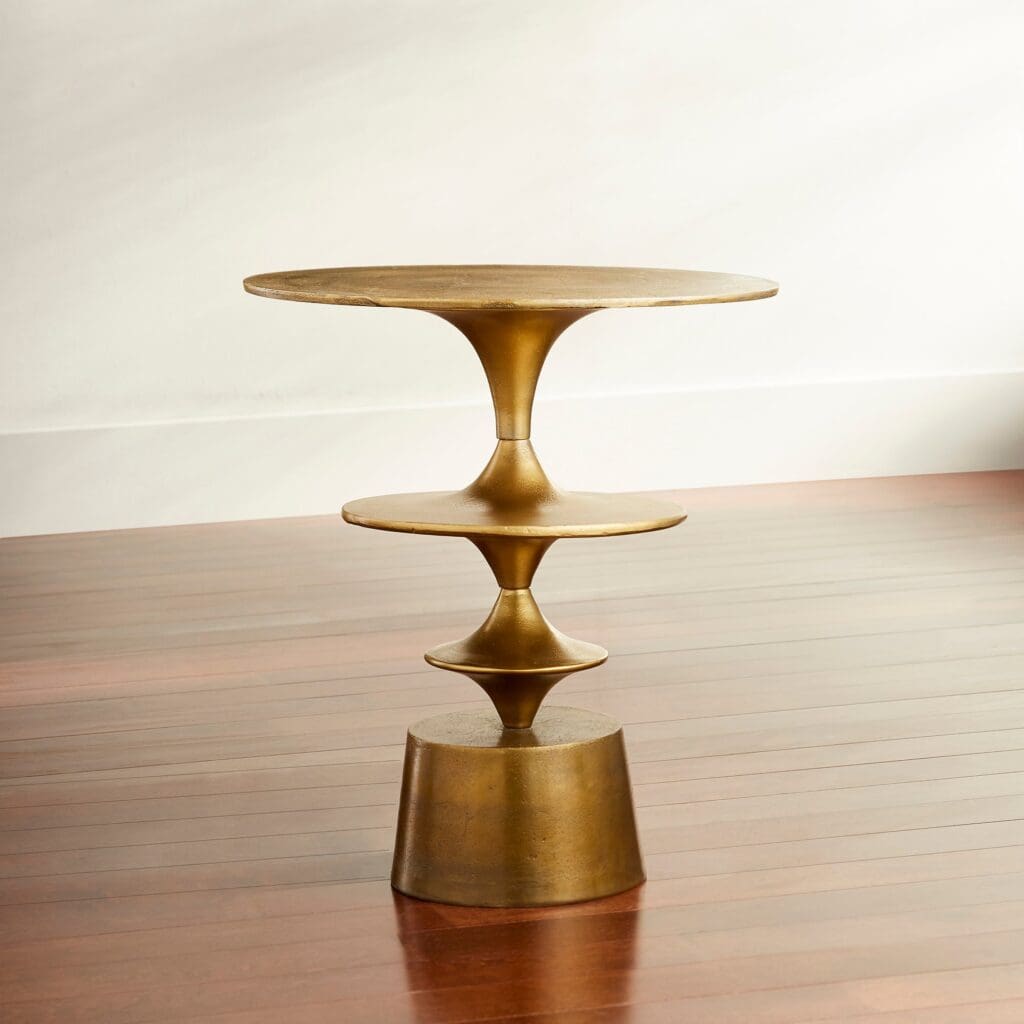 Cyan Design 10093 Eros Table - Aged Brass - Small