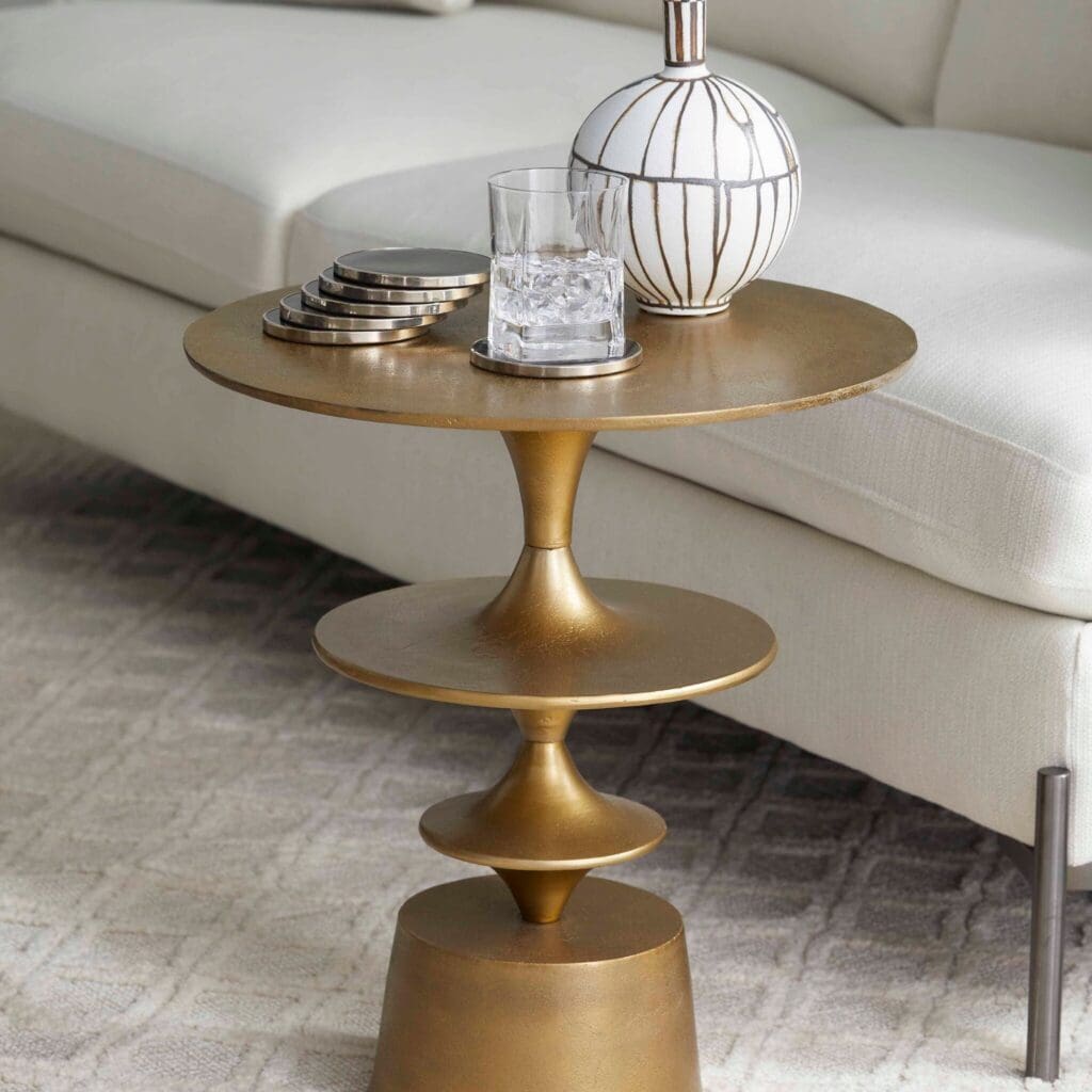 Cyan Design 10093 Eros Table - Aged Brass - Small