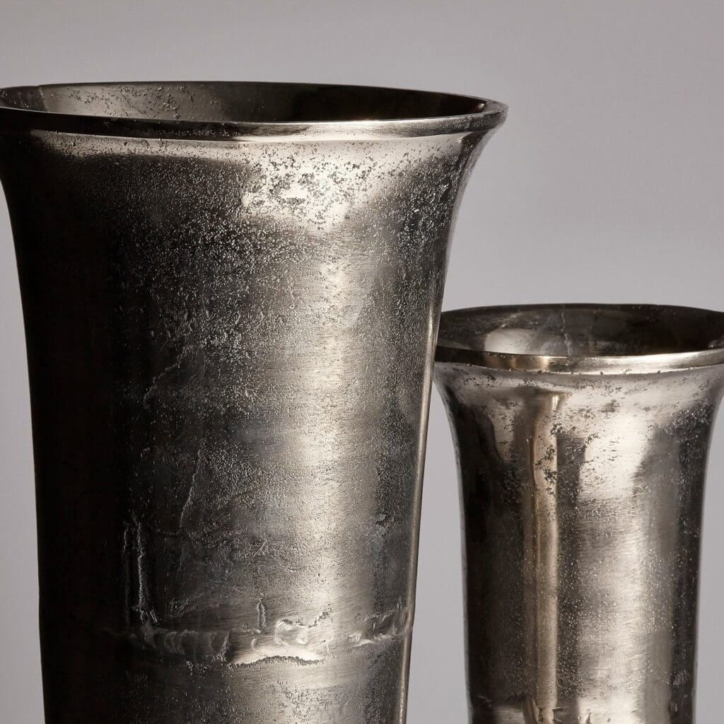Cyan Design 10173 Relic Vase - Raw Nickel - Large