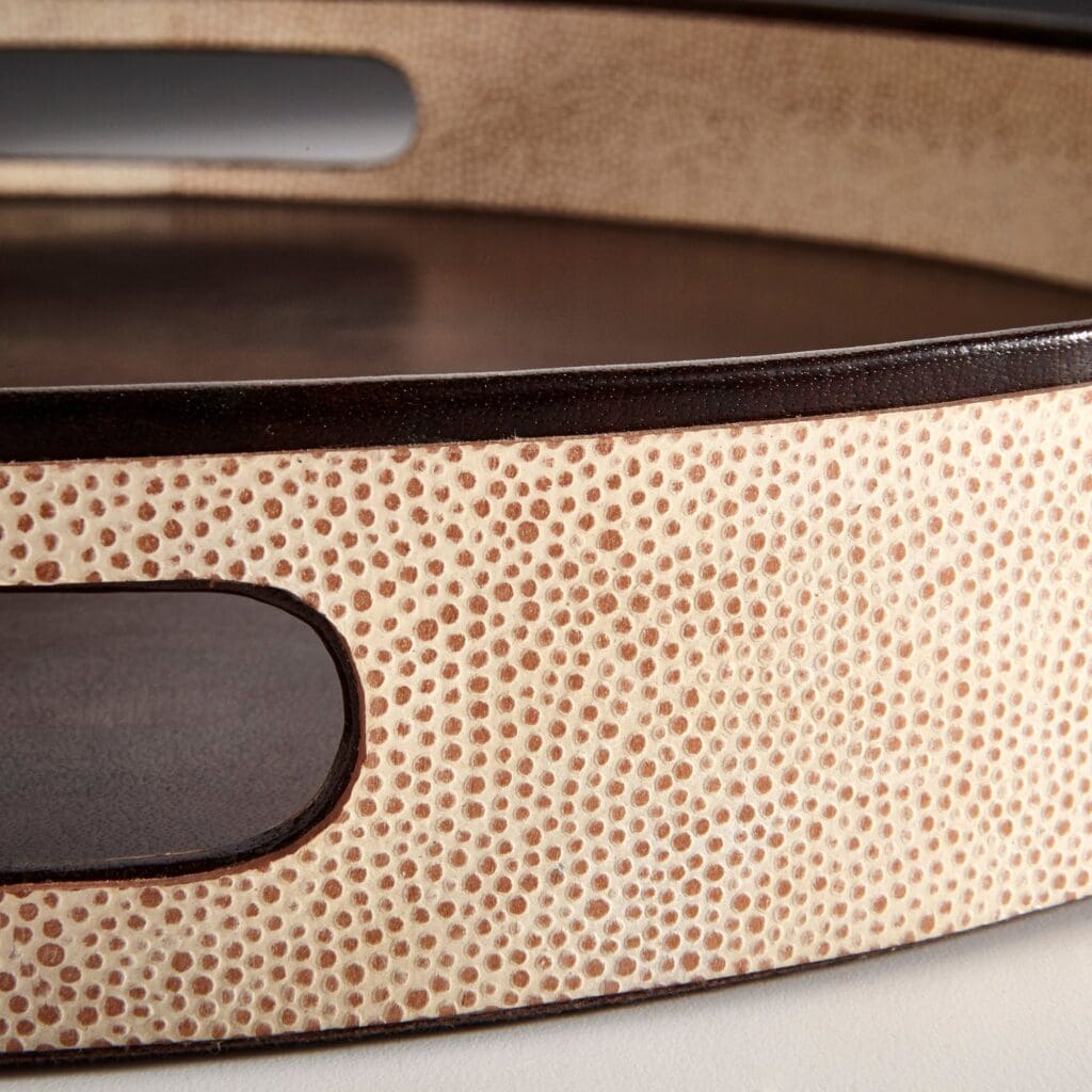 Cyan Design 10183 Marriot Tray - Beige And Brown - Large