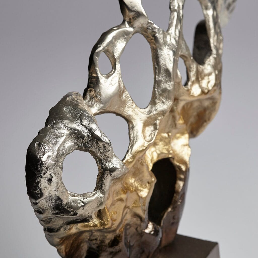 Cyan Design 10189 Andromeda Sculpture - Nickel And Champagne - Medium