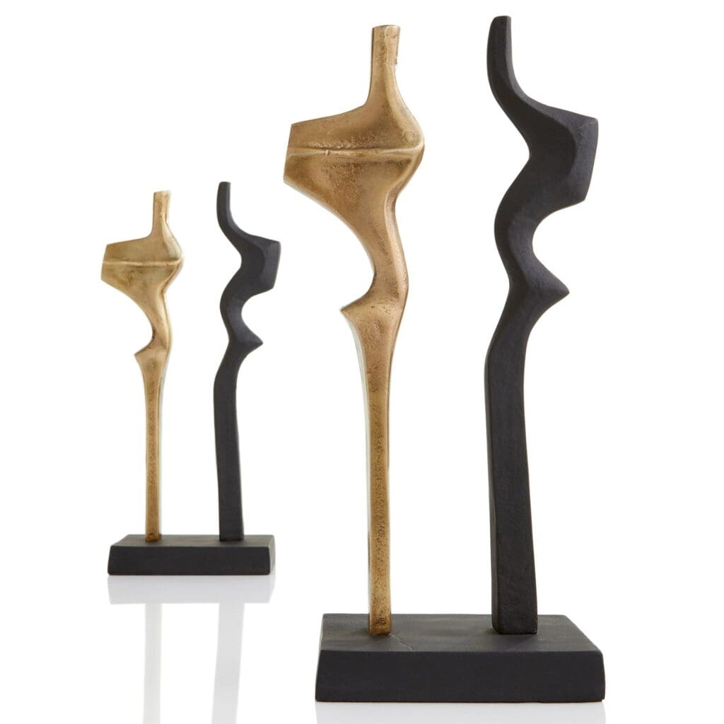 Cyan Design 10219 Britons Sculpture - Antique Brass And Black