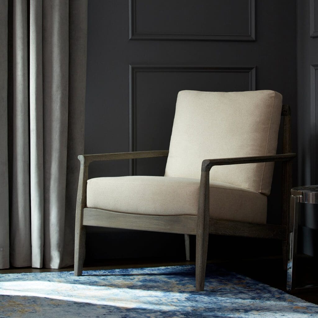 Cyan Design 10229 Astoria Chair - Weathered Oak And Tan