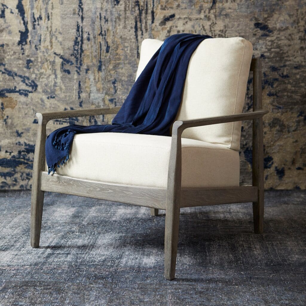 Cyan Design 10229 Astoria Chair - Weathered Oak And Tan