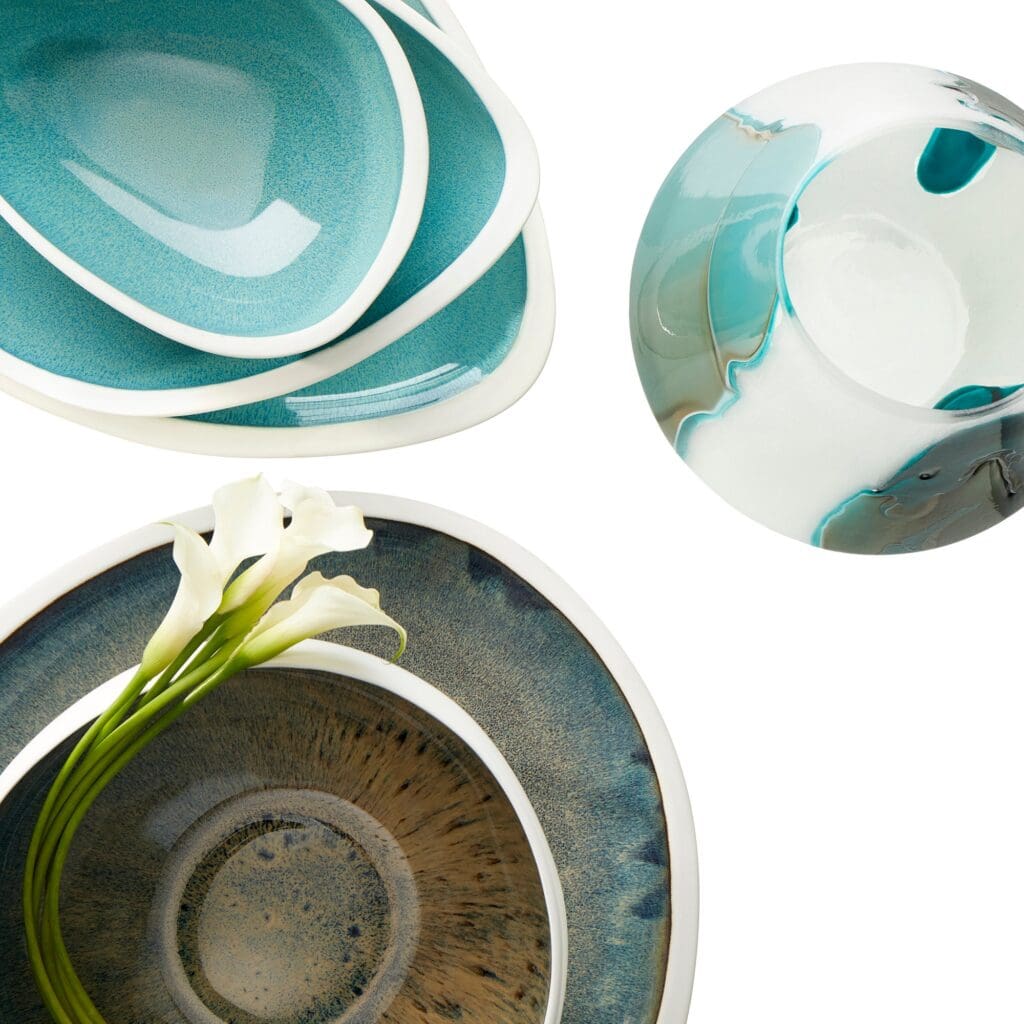 Cyan Design 10254 Android Bowl - White And Oyster - Small