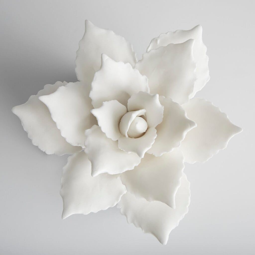 Cyan Design 10285 Calendine Sculpture - White - Large