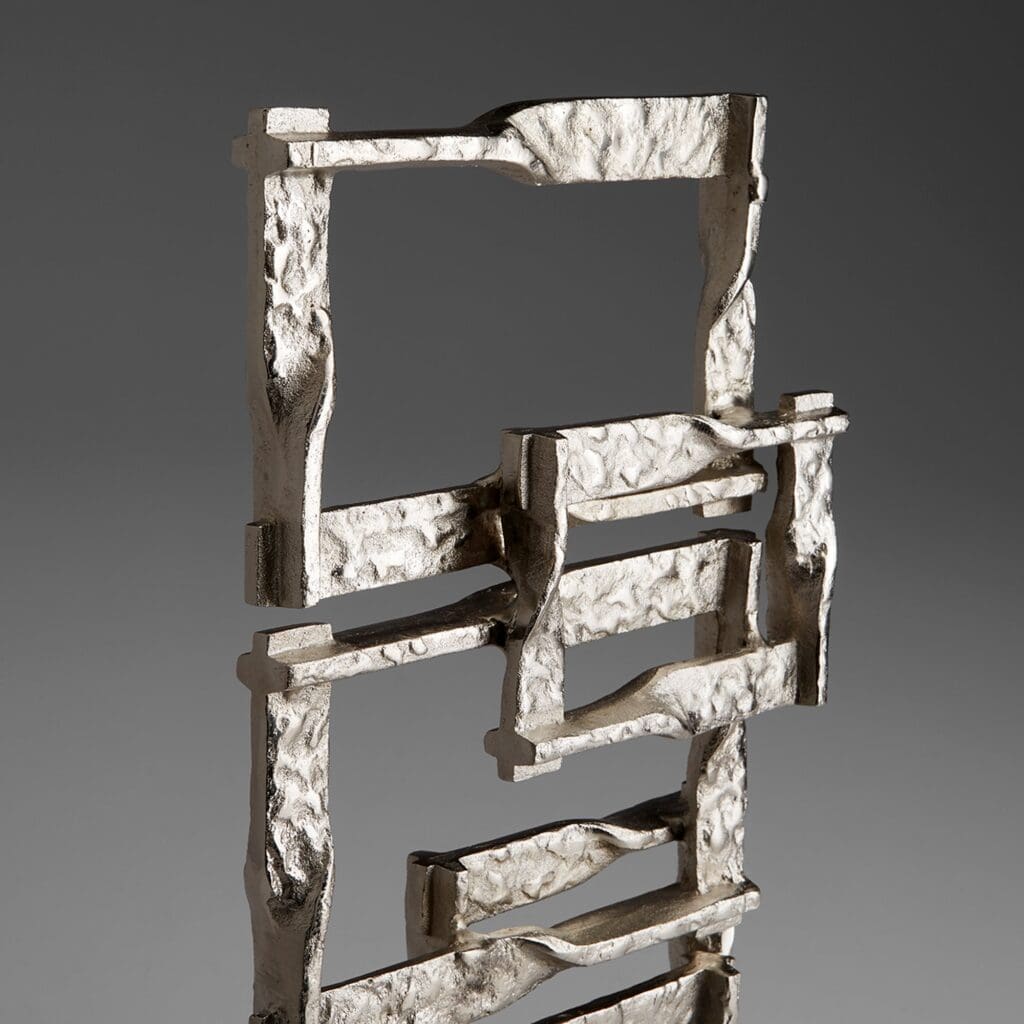 Cyan Design 10626 Akira Sculpture - Matt Black And Nickel - Small