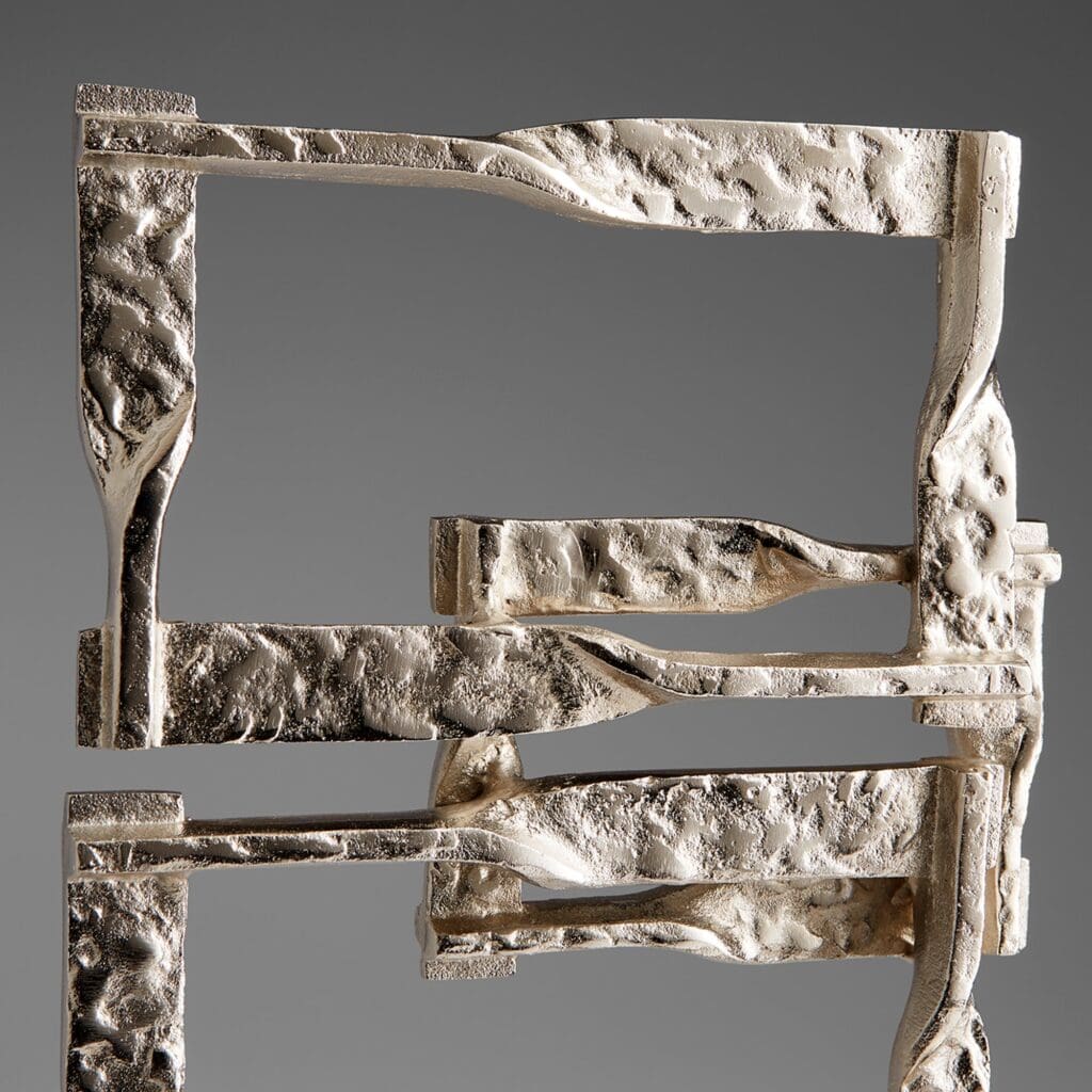 Cyan Design 10627 Akira Sculpture - Matt Black And Nickel - Medium