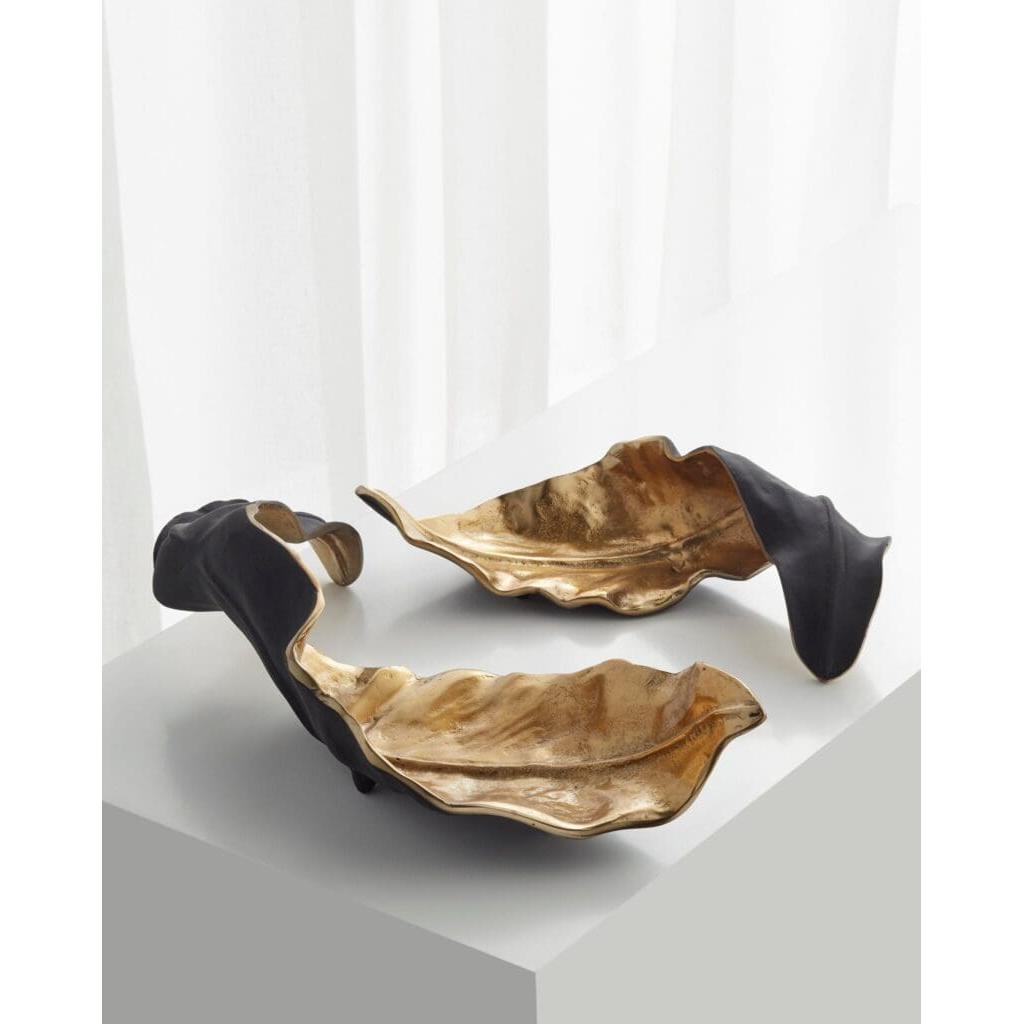 Cyan Design 10644 Oak Brush Sculpture - Black And Gold - Medium