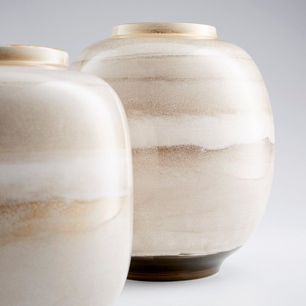 Cyan Design 10942 Kasha Vase - Mocha - Small