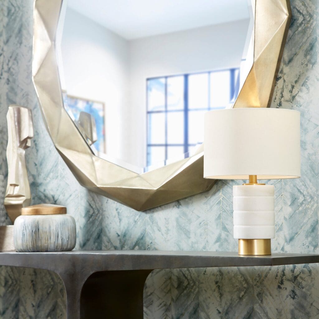 Cyan Design 10958 Casper Table Lamp Designed for Cyan Design by J. Kent Martin - White