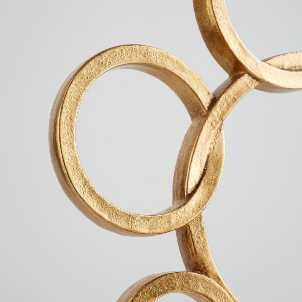 Cyan Design 10984 Cercles Table Lamp - Silver And Gold