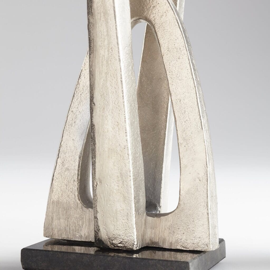 Cyan Design 11012 Double Arch Sculpture Designed for Cyan Design by J. Kent Martin - Silver