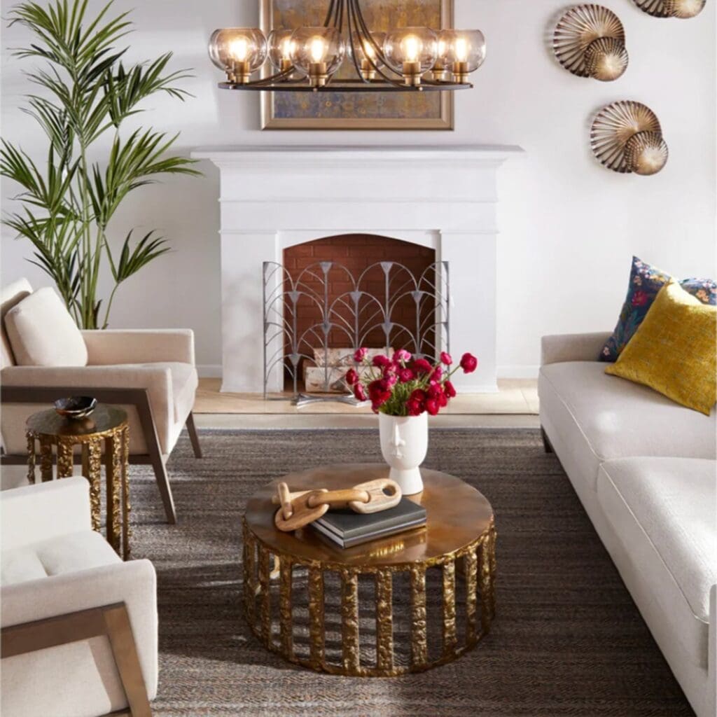 Cyan Design 11142 Lucila Table - Gold - Large