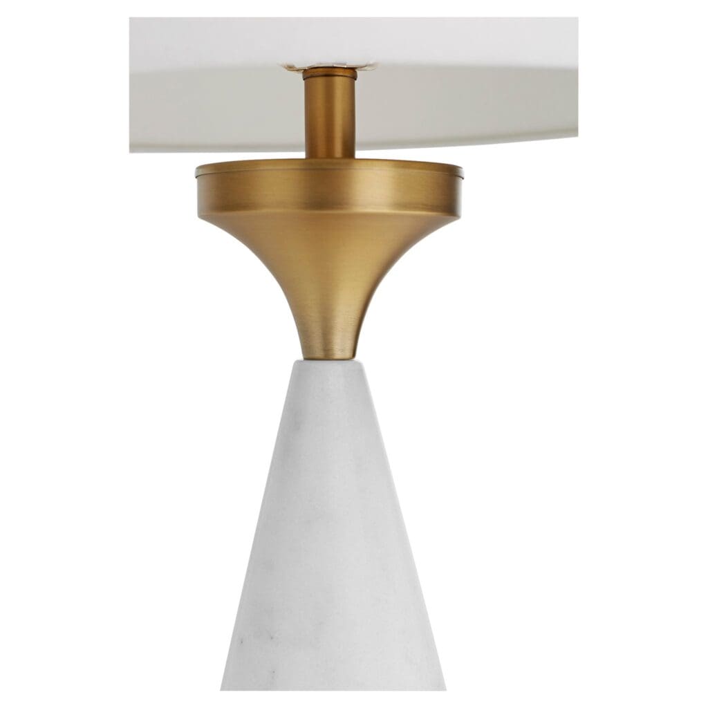 Cyan Design 11220 Solid Snow Table Lamp Designed for Cyan by J. Kent Martin - White