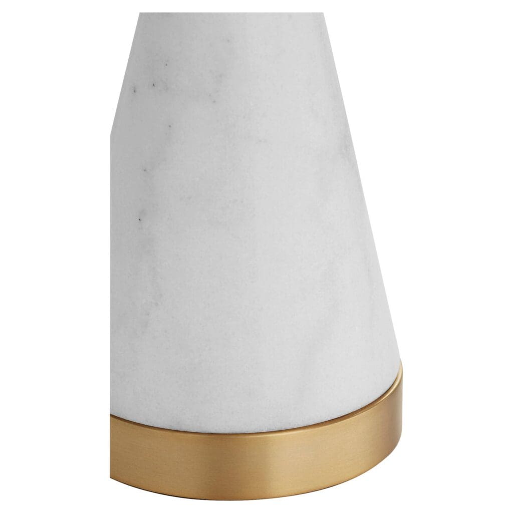 Cyan Design 11220 Solid Snow Table Lamp Designed for Cyan by J. Kent Martin - White