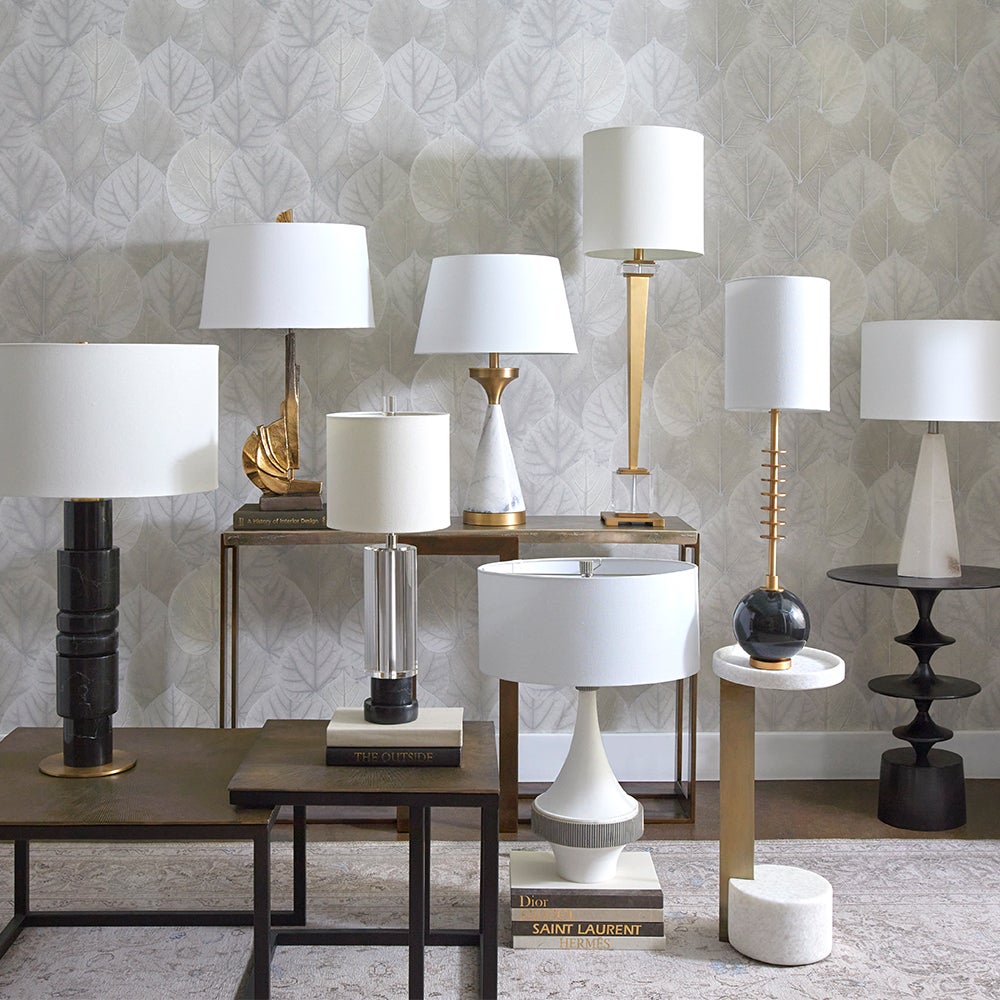Cyan Design 11220 Solid Snow Table Lamp Designed for Cyan by J. Kent Martin - White