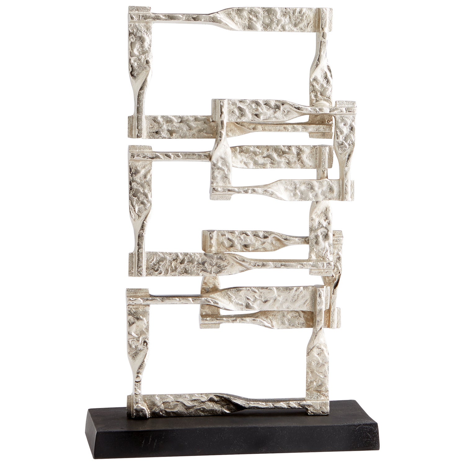 Cyan Design 10626 Akira Sculpture - Matt Black And Nickel - Small