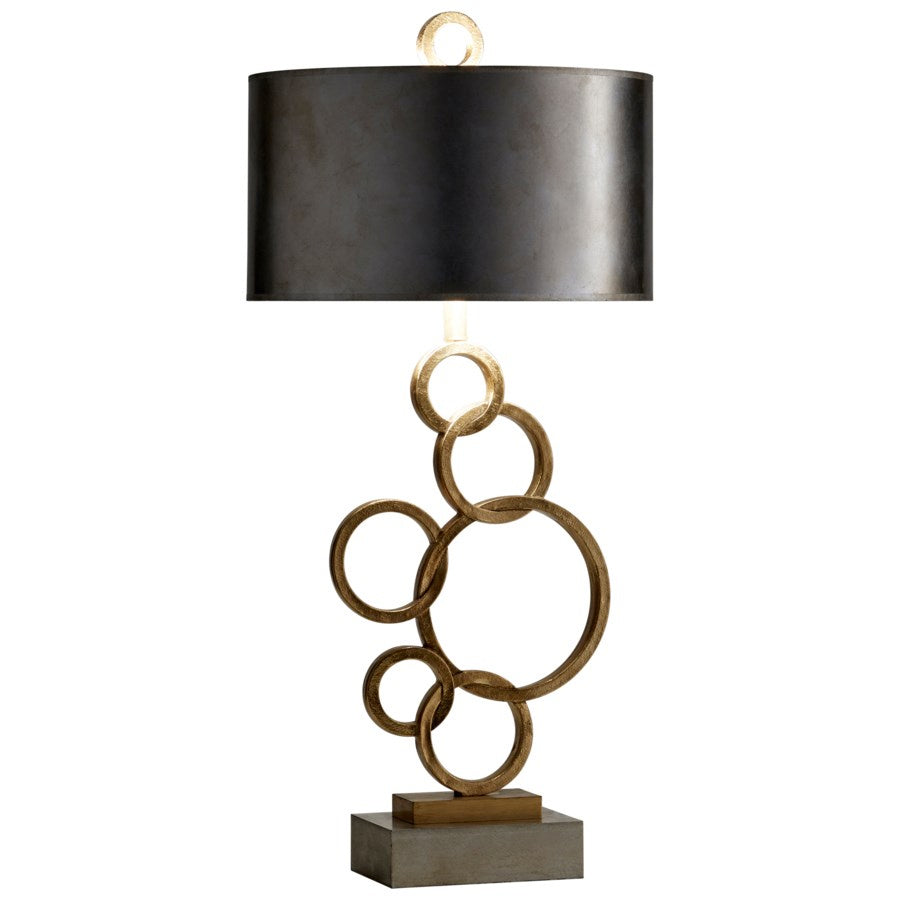 Cyan Design 10984 Cercles Table Lamp - Silver And Gold