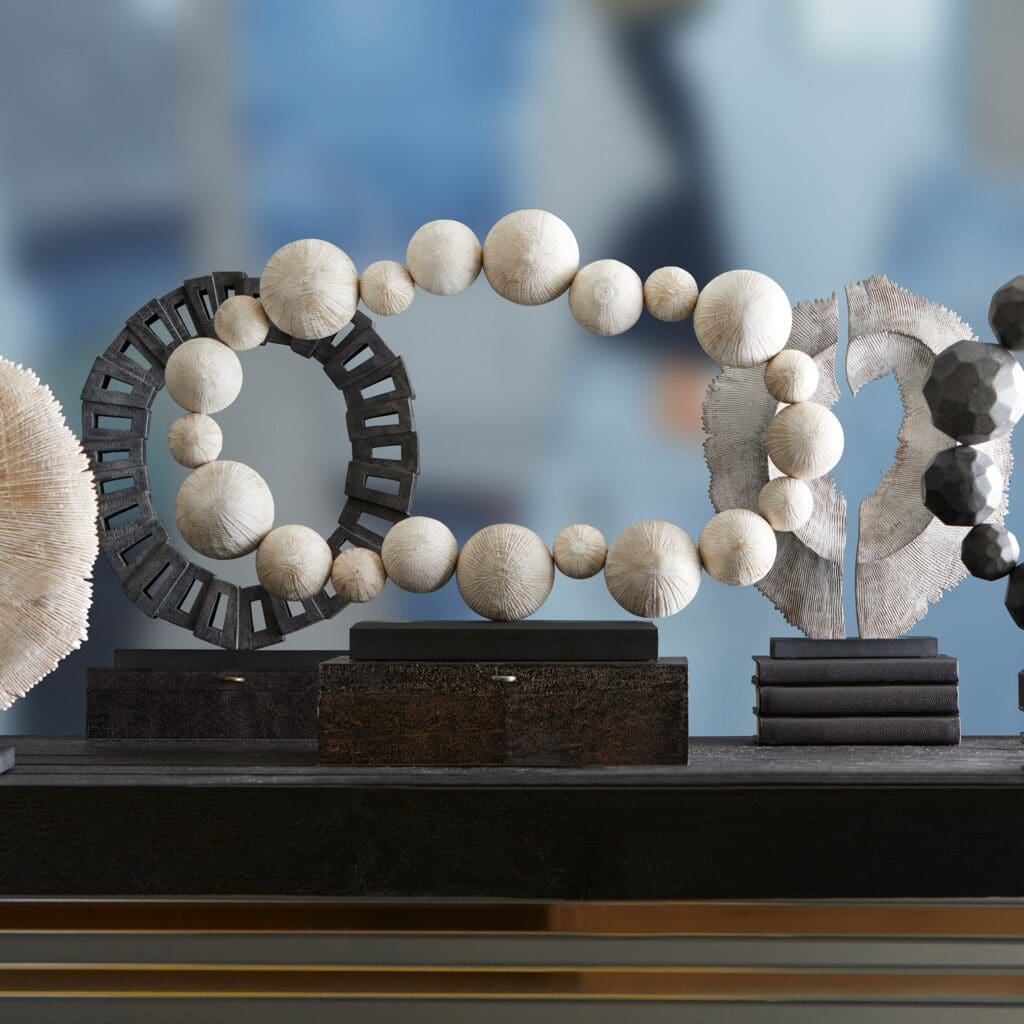 Cyan Design 11344 Azalea Sculpture - Whitewash