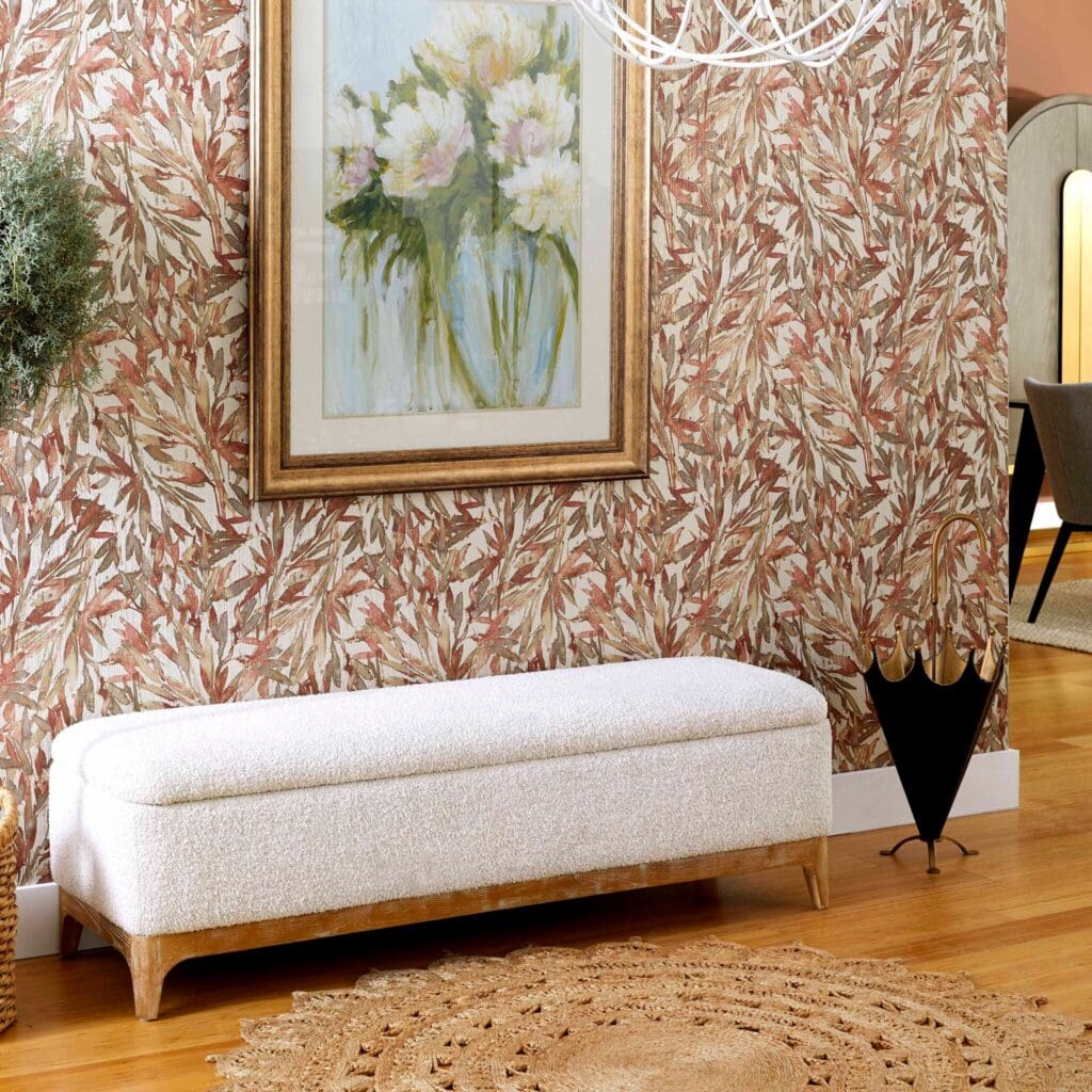 Cyan Design 11380 Diascia Bench - White - Cream
