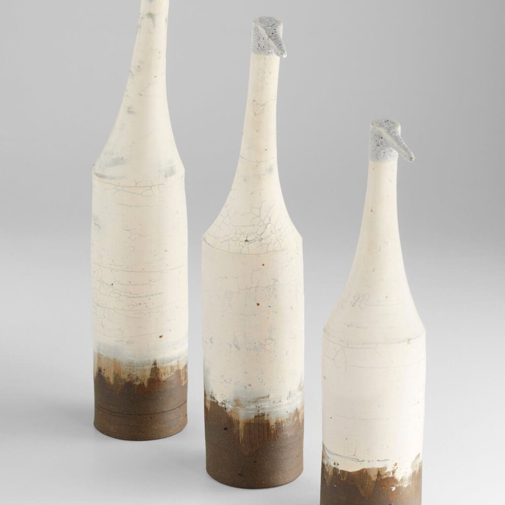 Cyan Design 11407 Egret Sculpture - White - Large