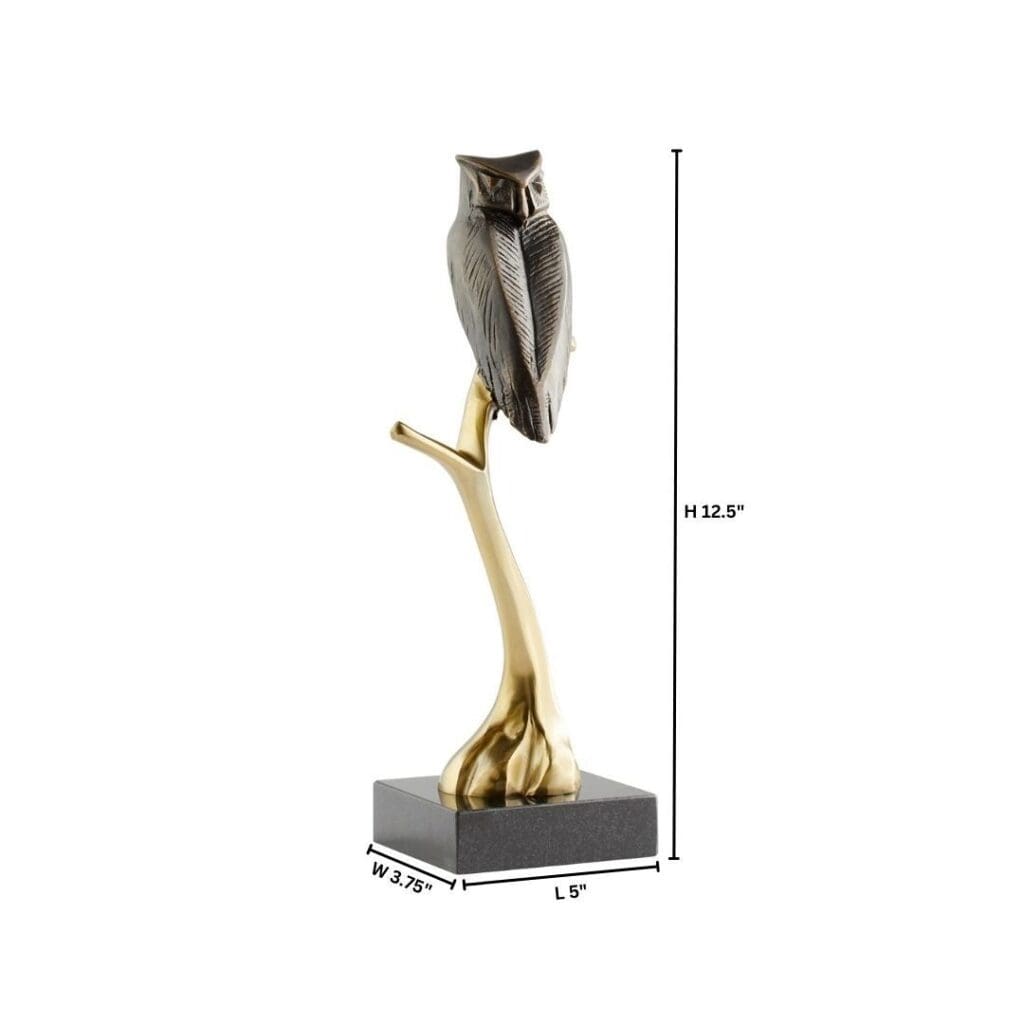 Cyan Design 11463 Noctua Sculpture - Bronze