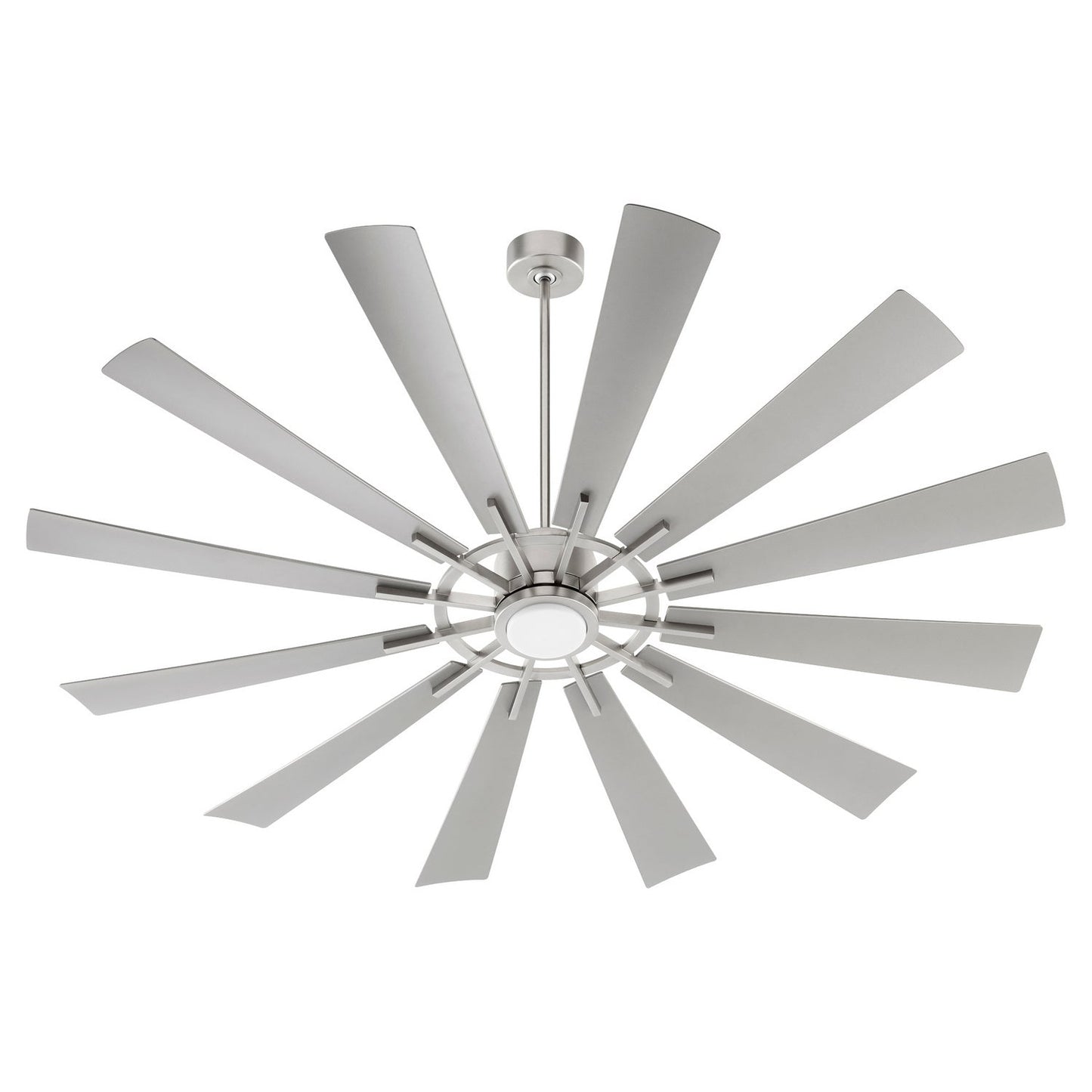 Quorum Cirque 47212-65 Patio Fan - Satin Nickel