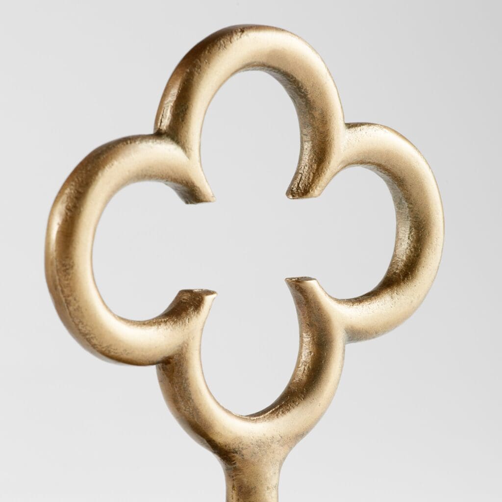 Cyan Design 11519 Folium Sculpture - Antique Brass - Large
