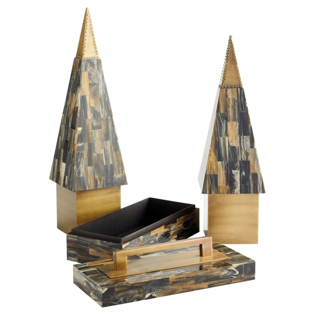 Cyan Design 11532 Cairo Spire - Antique Brass - Small