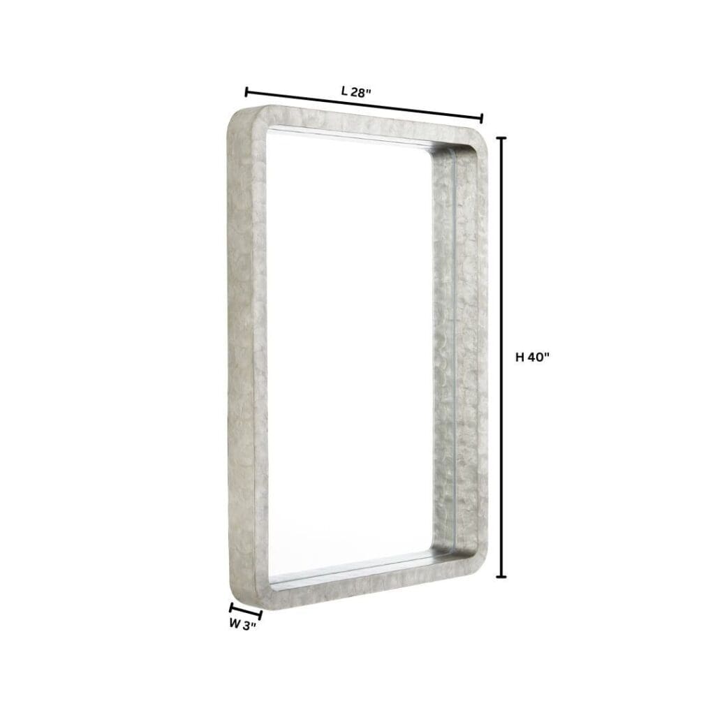 Cyan Design 11596 Triton Rectangle Mirror - Taupe