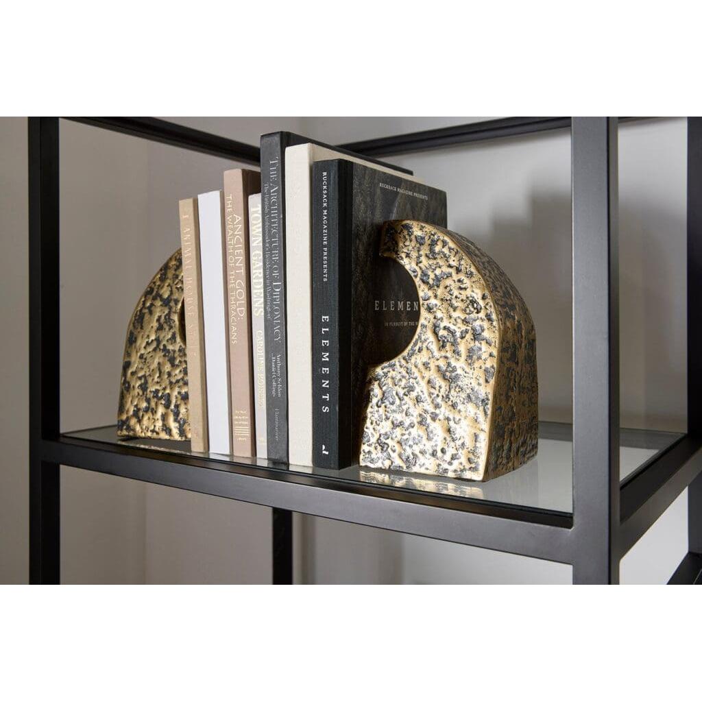 Cyan Design 11654 Apostrophe Bookends - Antique Brass