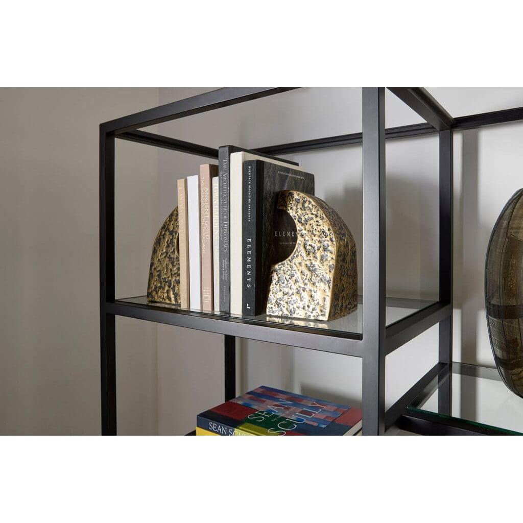 Cyan Design 11654 Apostrophe Bookends - Antique Brass