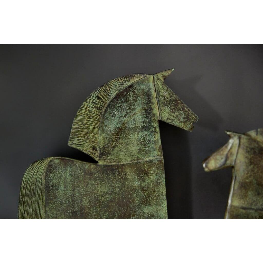 Cyan Design 11668 Etruscan Steed - Verdigris - Large