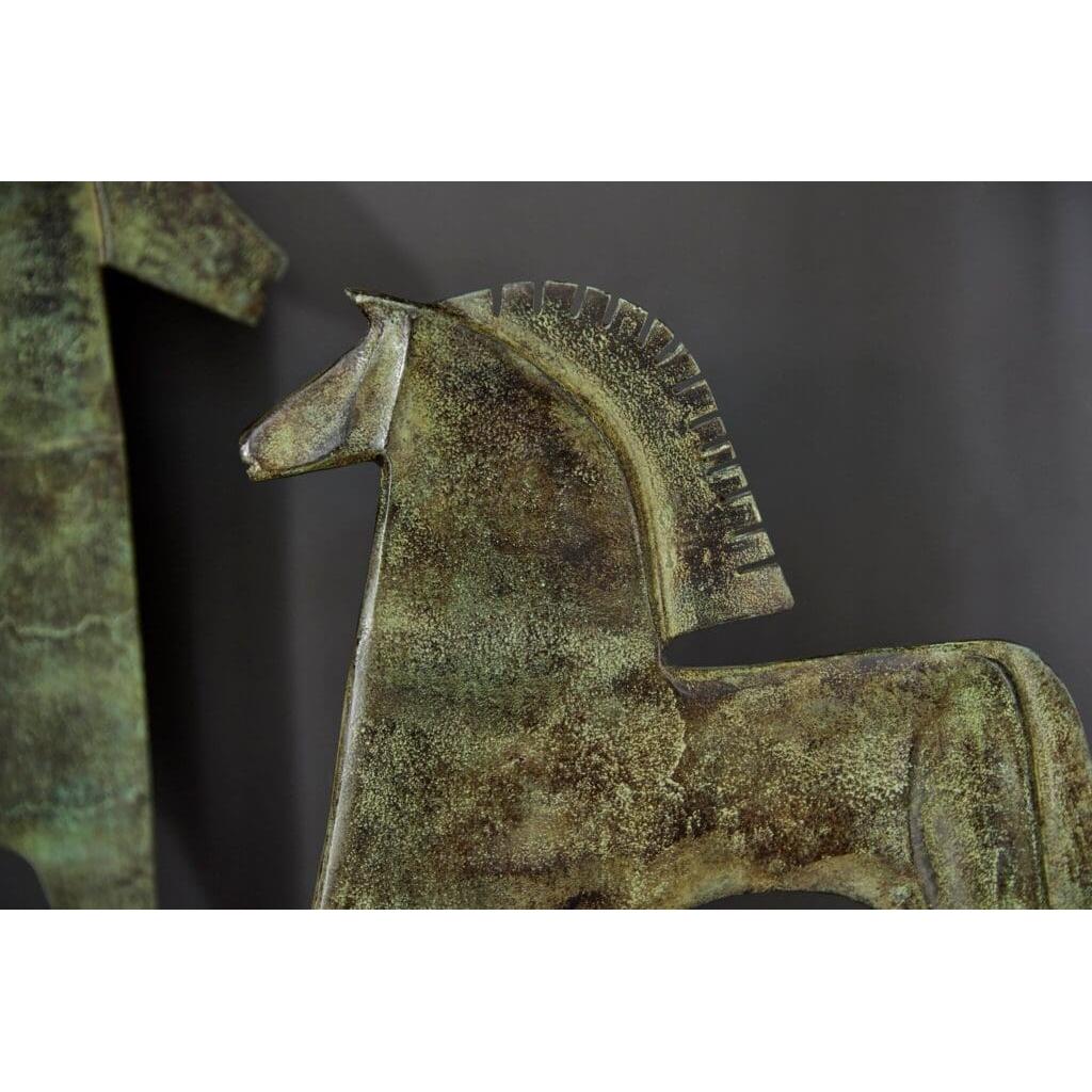 Cyan Design 11669 Etruscan Steed - Verdigris - Small