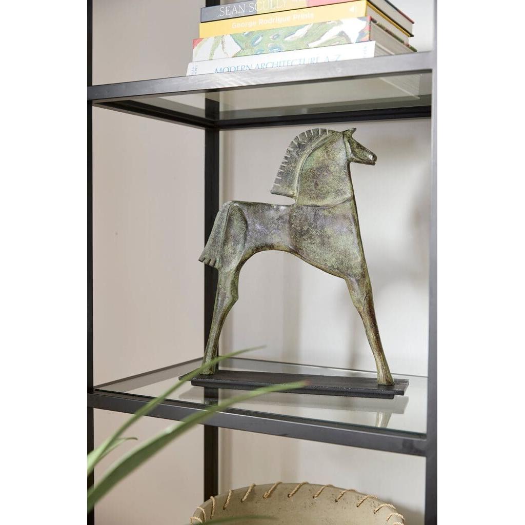 Cyan Design 11669 Etruscan Steed - Verdigris - Small