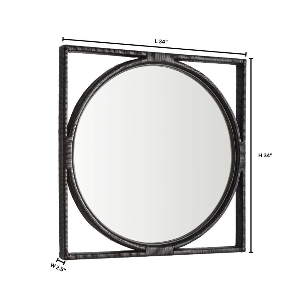 Cyan Design 11693 Pemba Mirror - Black - Large
