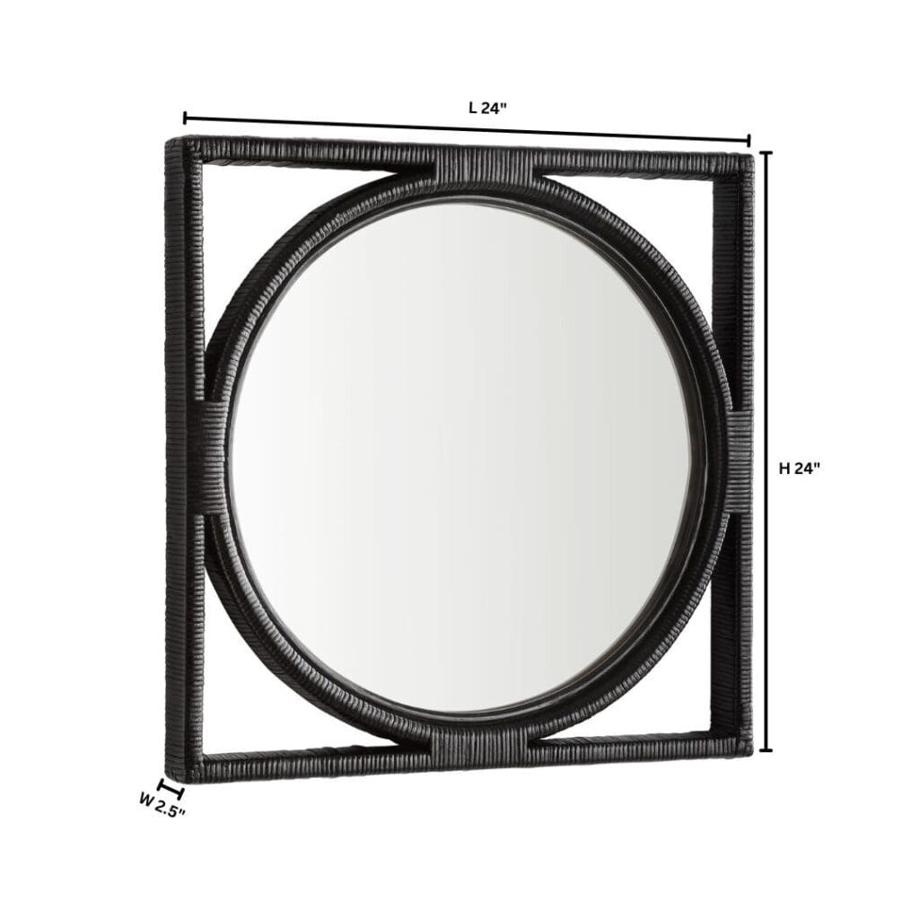 Cyan Design 11694 Pemba Mirror - Black - Small