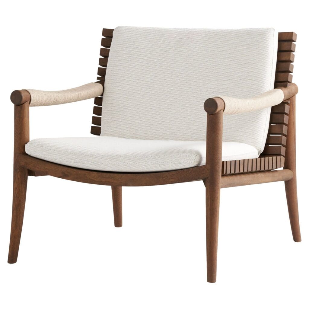 Cyan Design 11736 Acqua Chair - Teak And Off-White