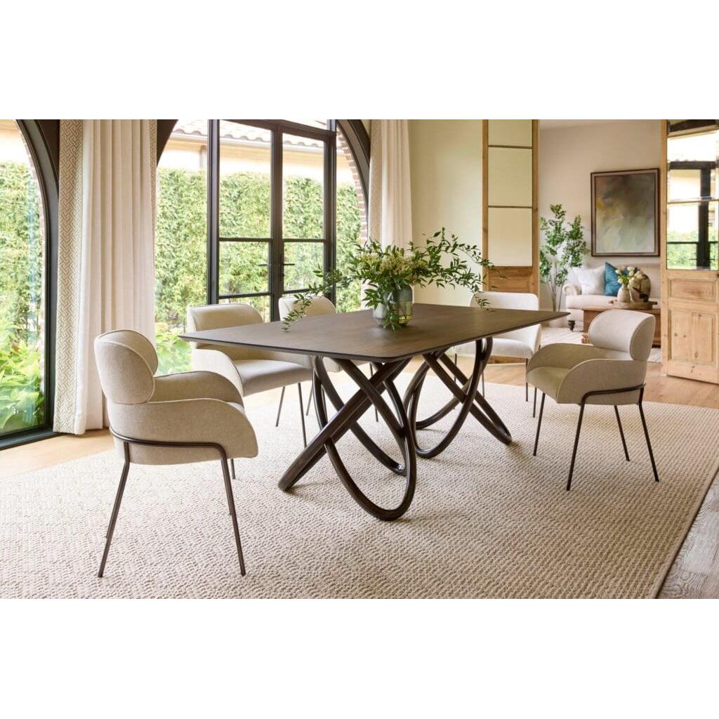 Cyan Design 11756 Elo Dining Table - Dark Brown And Natural