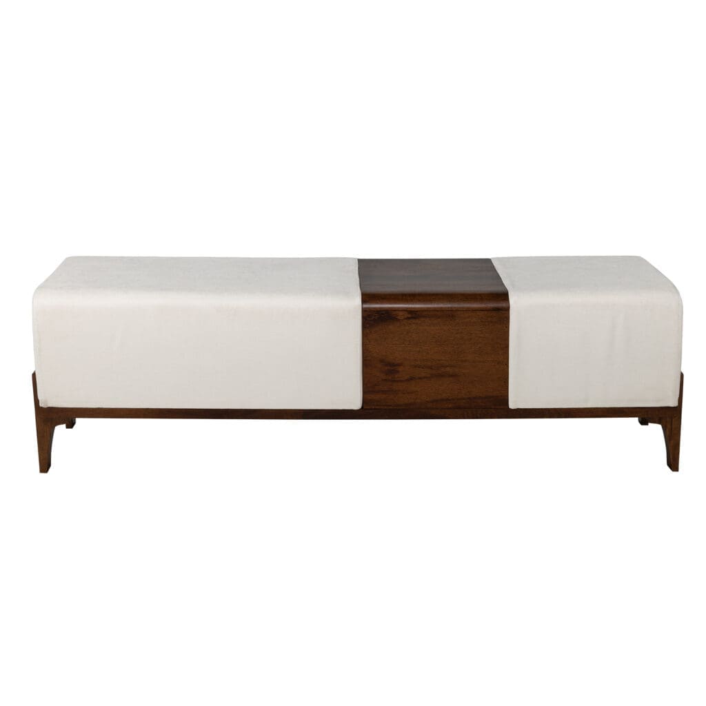 Cyan Design 11757 Noah Ottoman - Medium Brown